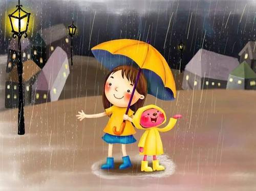 梦见躲雨