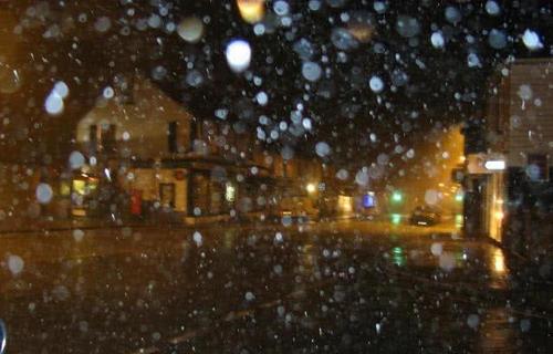 梦见下雨夹雪