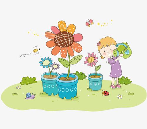 梦见浇花