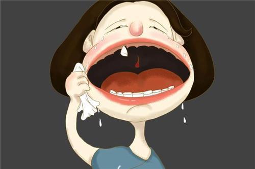 梦见牙齿断半截
