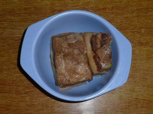 梦见熟肉块
