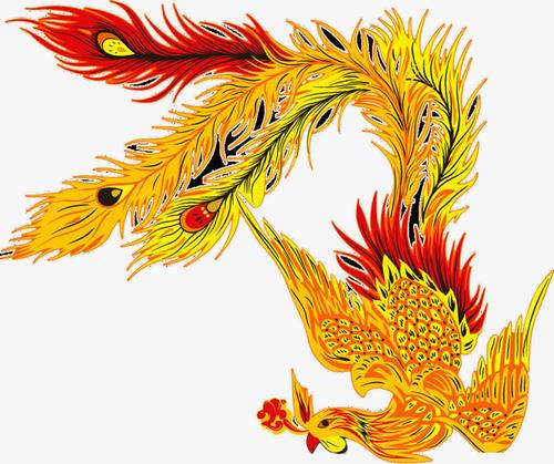 梦见天上有金色凤凰