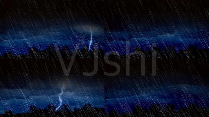梦见雷雨交加