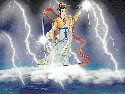 梦见电母
