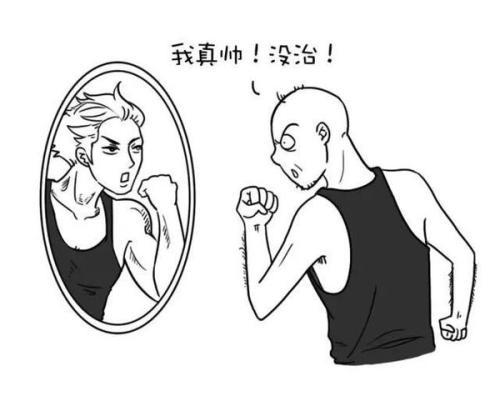 梦见照镜子自己很漂亮