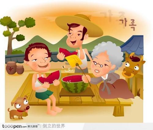梦见自己和亲人吃西瓜