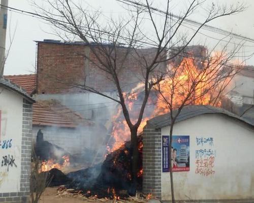 梦见自己家一堆柴着火了