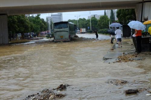 梦见涨水淹路