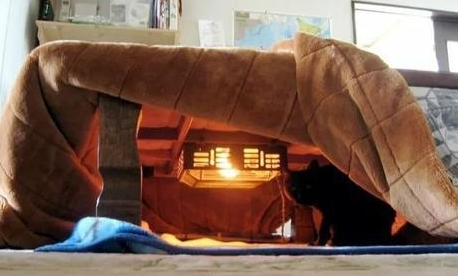 梦见用被炉取暖