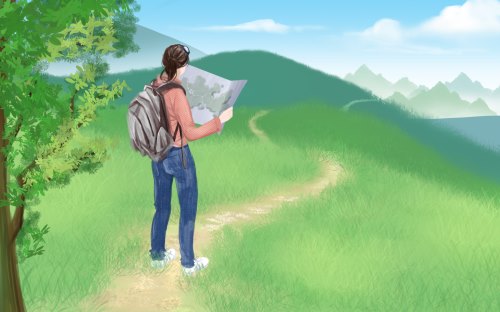 梦见路被挡
