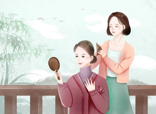 梦见给人梳头